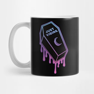 Just Vibing ~ Coffin Drip Mug